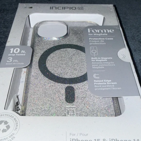 New Incipio Gray-Silver iPhone 15 & 14/13 MagSafe Case. - Picture 5 of 5